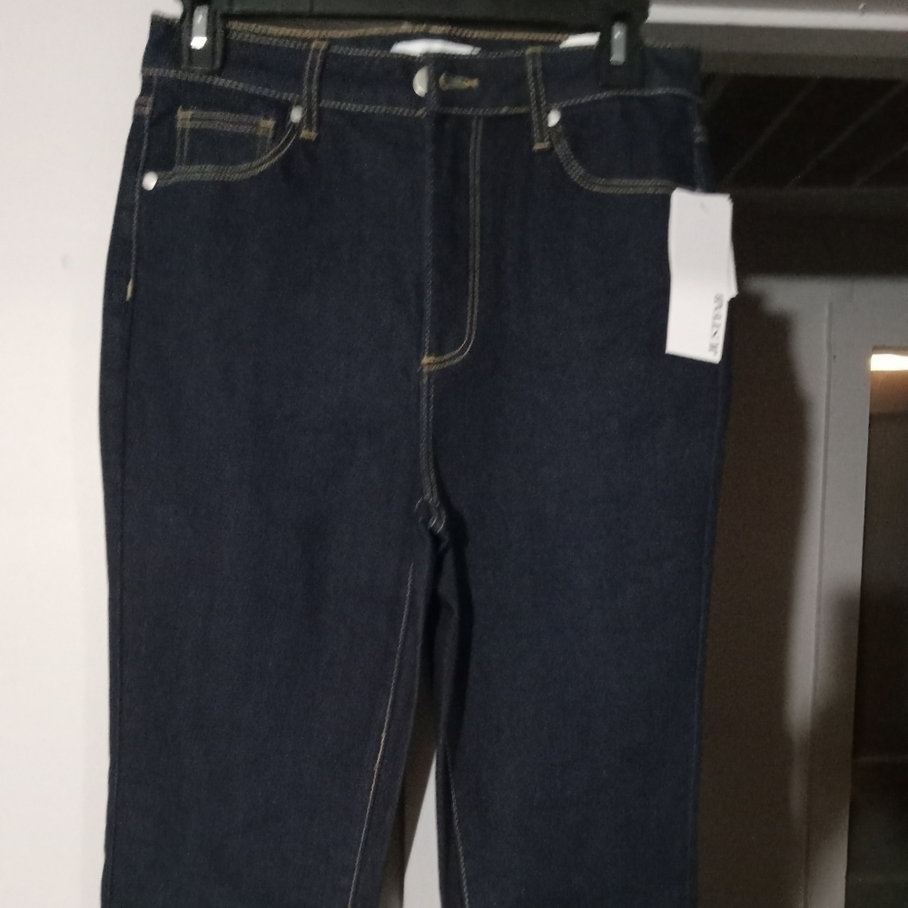 Justfab NWT ladies boot cut blue jeans. Size 28X32 - Picture 7 of 9